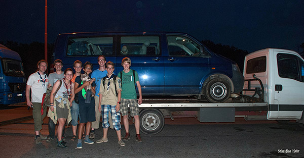 Abschiedsfoto VW-Bus